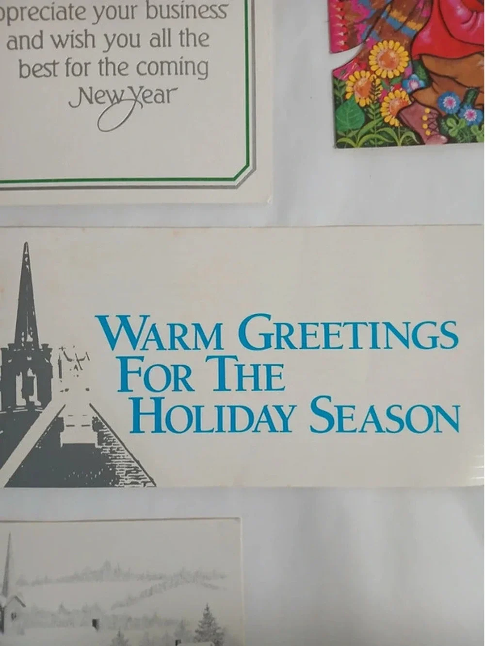 6 Vintage Christmas 🎄 cards new